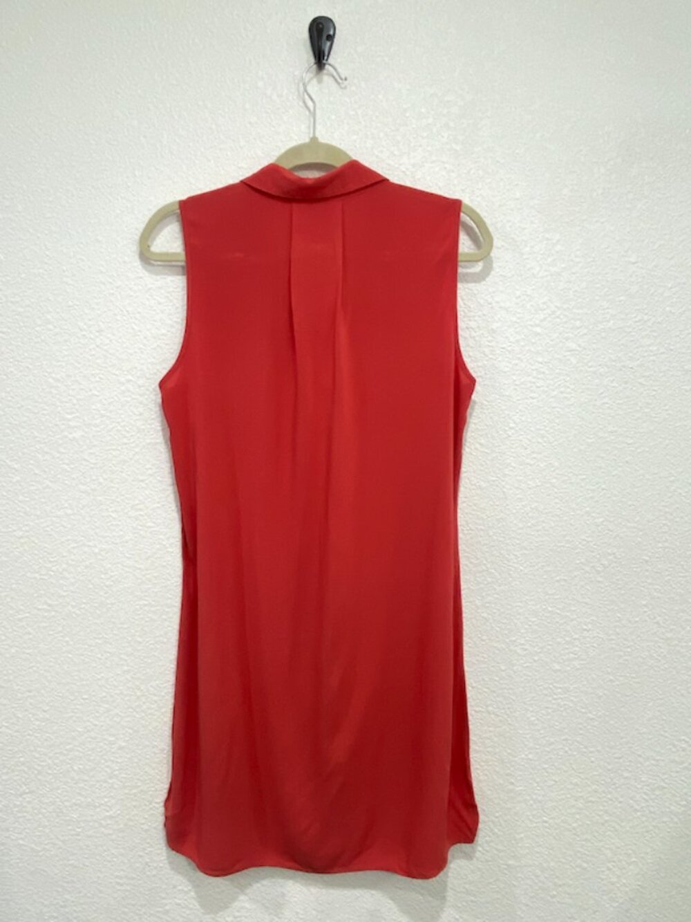 Sonoma Life + Style Shirt Dress Button Down Utility Vibrant Coral Large - Picture 4 of 8